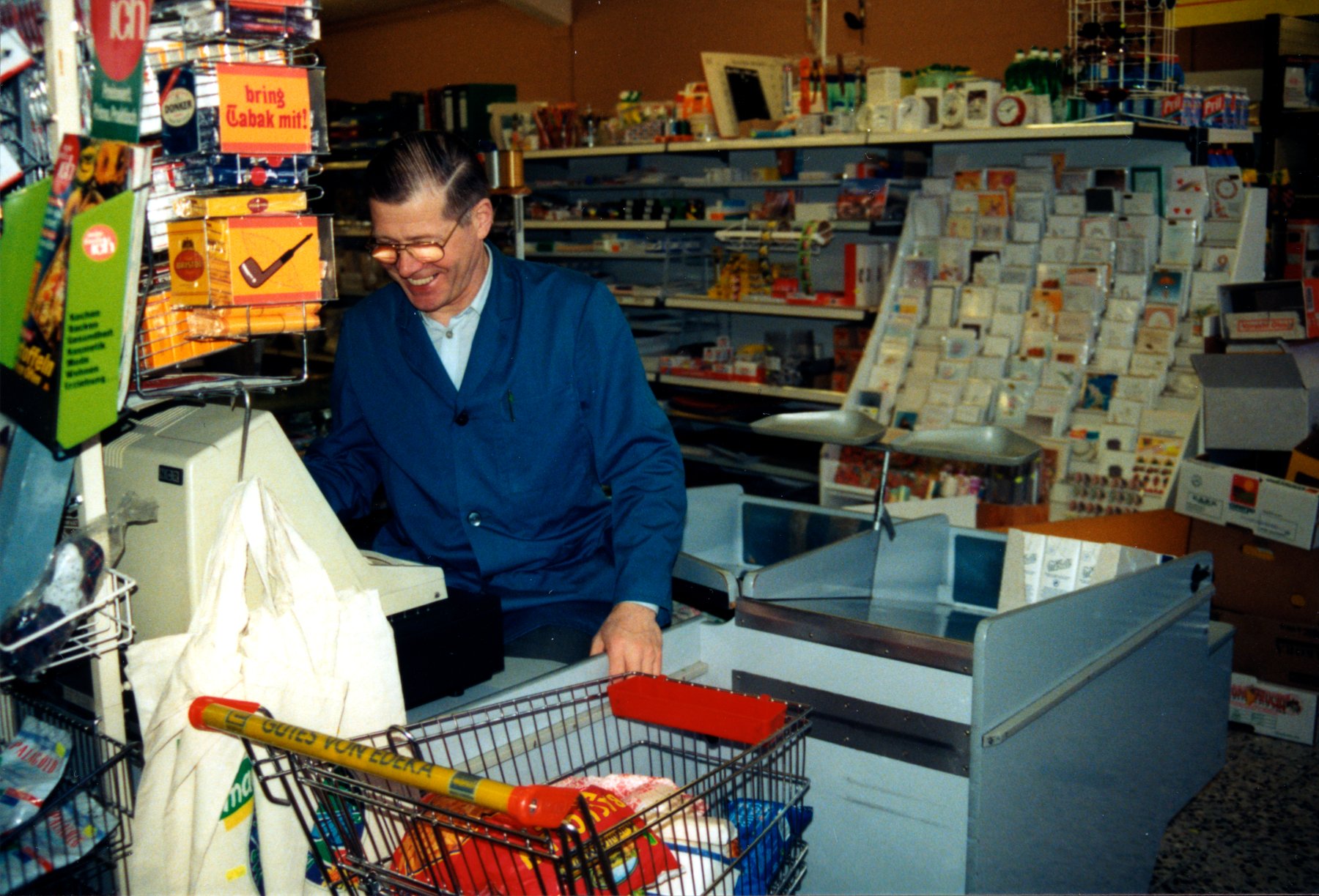 6 Edeka 1 Heinz an Kasse